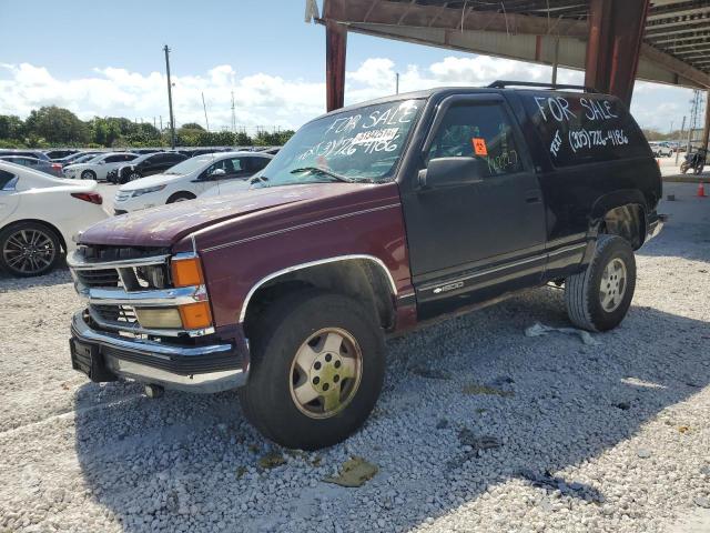 3GNEK18K9SG112684 - 1995 CHEVROLET TAHOE K1500 BLACK photo 1