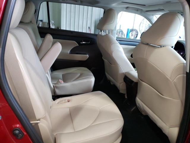 5TDGZRAHXLS002207 - 2020 TOYOTA HIGHLANDER XLE RED photo 11