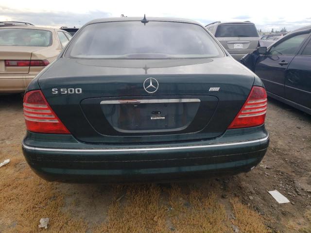 WDBNG75J85A444500 - 2005 MERCEDES-BENZ S 500 GREEN photo 6