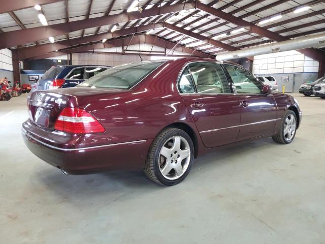 JTHBN36F755021007 - 2005 LEXUS LS 430 BURGUNDY photo 3