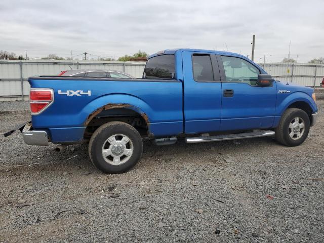 1FTEX1E83AKA67607 - 2010 FORD F150 SUPER CAB BLUE photo 3