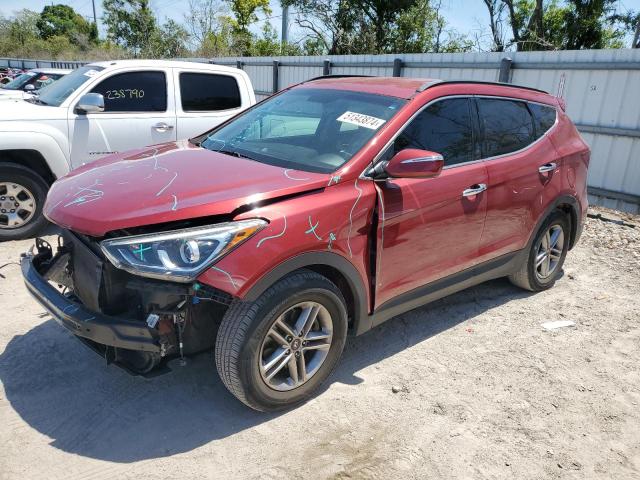 5XYZU3LB9JG534474 - 2018 HYUNDAI SANTA FE S RED photo 1