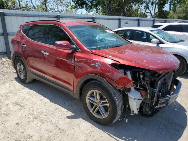 5XYZU3LB9JG534474 - 2018 HYUNDAI SANTA FE S RED photo 4