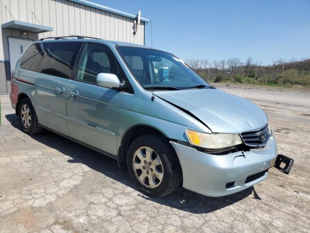 5FNRL18914B034706 - 2004 HONDA ODYSSEY EXL BLUE photo 4