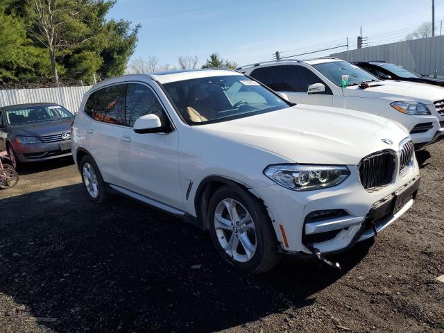 5UXTY5C01L9D59020 - 2020 BMW X3 XDRIVE30I WHITE photo 4