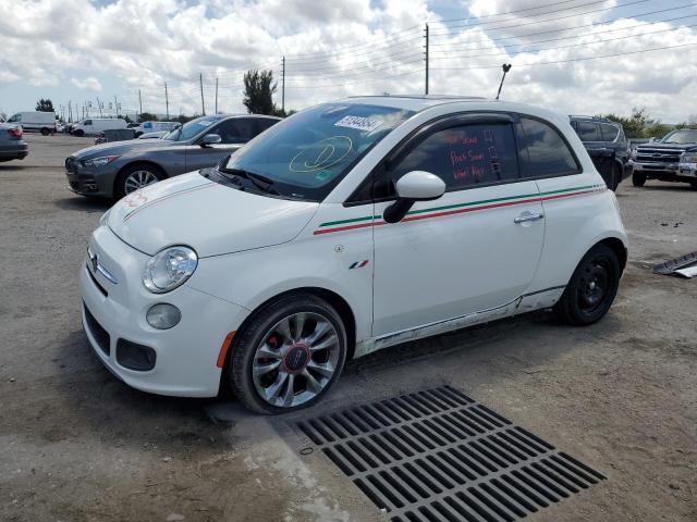 3C3CFFBR2FT676881 - 2015 FIAT 500 SPORT WHITE photo 1