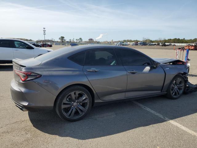 19UUB6F57NA002610 - 2022 ACURA TLX TECH A GRAY photo 3