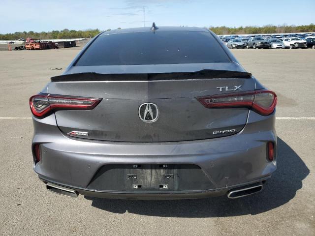 19UUB6F57NA002610 - 2022 ACURA TLX TECH A GRAY photo 6
