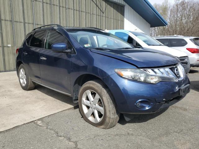 JN8AZ18W69W103902 - 2009 NISSAN MURANO S BLUE photo 4