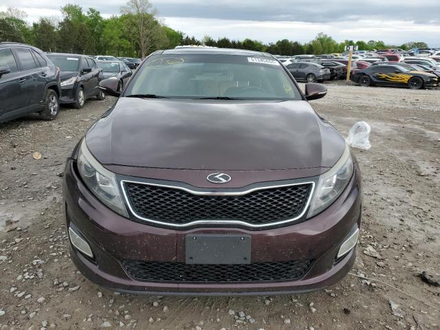 5XXGN4A72EG266824 - 2014 KIA OPTIMA EX PURPLE photo 5