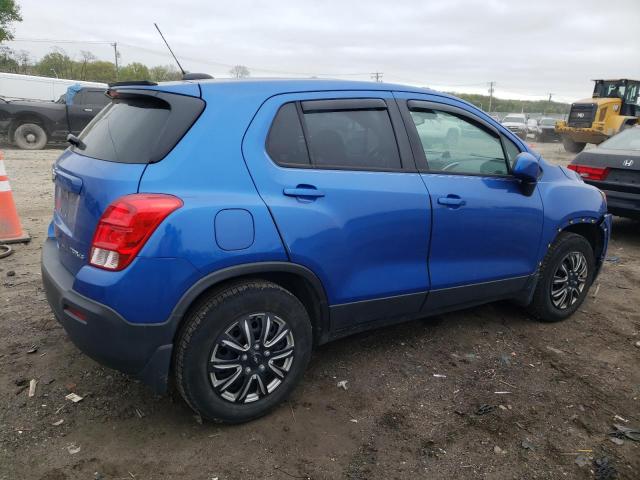 KL7CJKSB7GB701750 - 2016 CHEVROLET TRAX LS BLUE photo 3