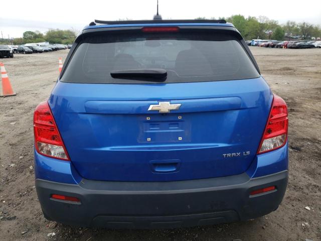 KL7CJKSB7GB701750 - 2016 CHEVROLET TRAX LS BLUE photo 6