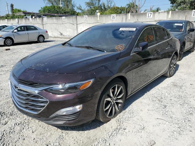 1G1ZG5ST9LF082649 - 2020 CHEVROLET MALIBU RS Lila Foto 1