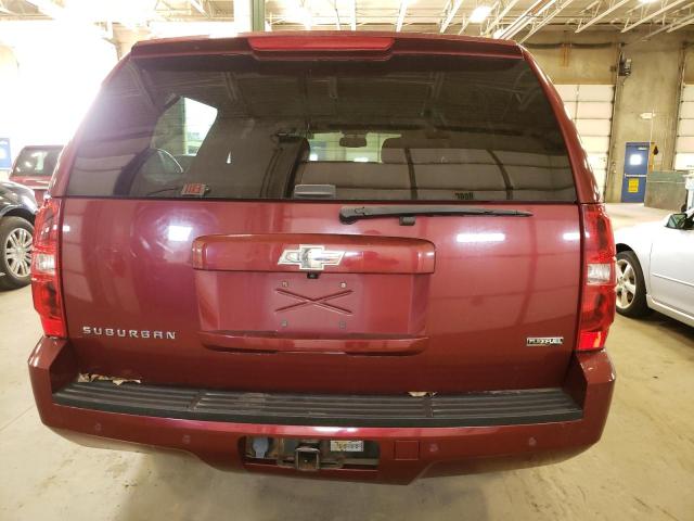 1GNFK26399J101988 - 2009 CHEVROLET SUBURBAN K1500 LT RED photo 6