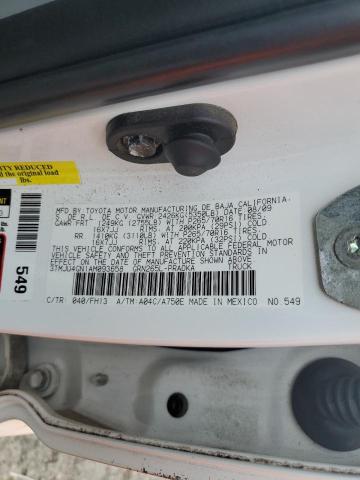 3TMJU4GN1AM093658 - 2010 TOYOTA TACOMA DOUBLE CAB PRERUNNER WHITE photo 12