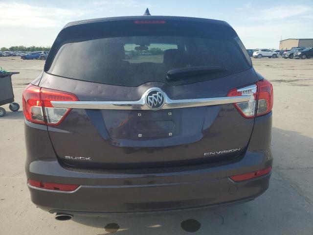 LRBFXBSA2JD006043 - 2018 BUICK ENVISION PREFERRED BURGUNDY photo 6