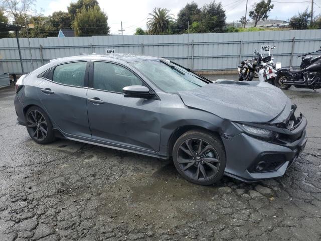 SHHFK7H97JU421862 - 2018 HONDA CIVIC SPORT TOURING GRAY photo 4
