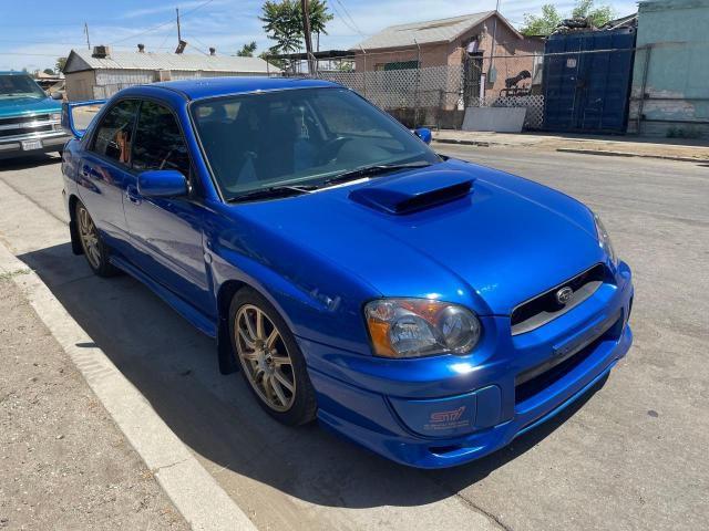 JF1GD70604L514943 - 2004 SUBARU IMPREZA WRX STI BLUE photo 1