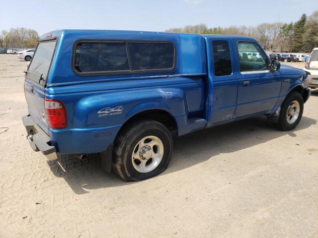 1FTZR15E11PB75485 - 2001 FORD RANGER SUPER CAB BLUE photo 3