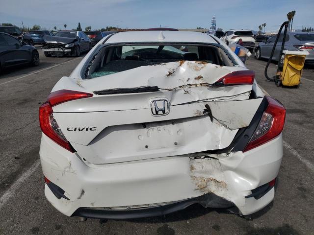 2HGFC1F74JH642411 - 2018 HONDA CIVIC EXL WHITE photo 6