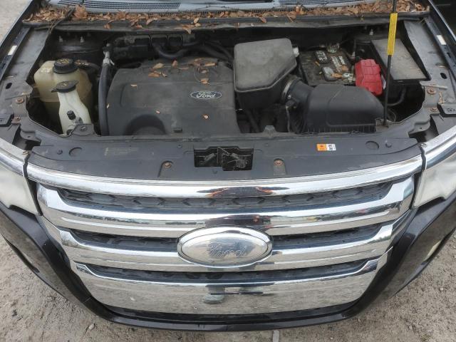 2FMDK4JC2BBB25493 - 2011 FORD EDGE SEL BLACK photo 12