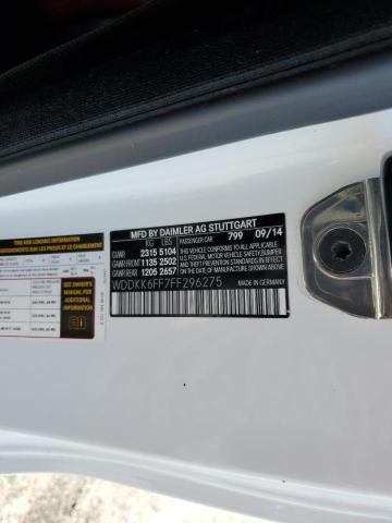 WDDKK6FF7FF296275 - 2015 MERCEDES-BENZ E 400 WHITE photo 13