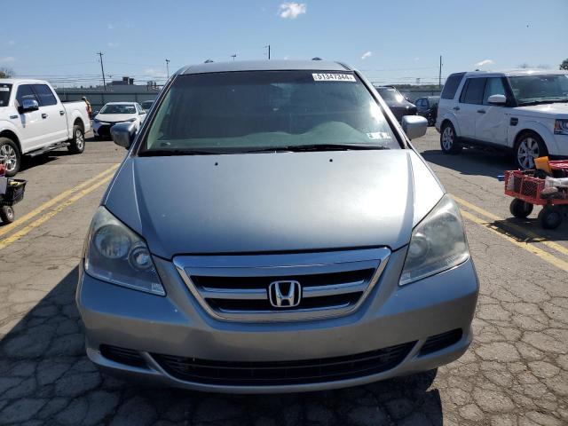 5FNRL38487B044668 - 2007 HONDA ODYSSEY EX BLUE photo 5