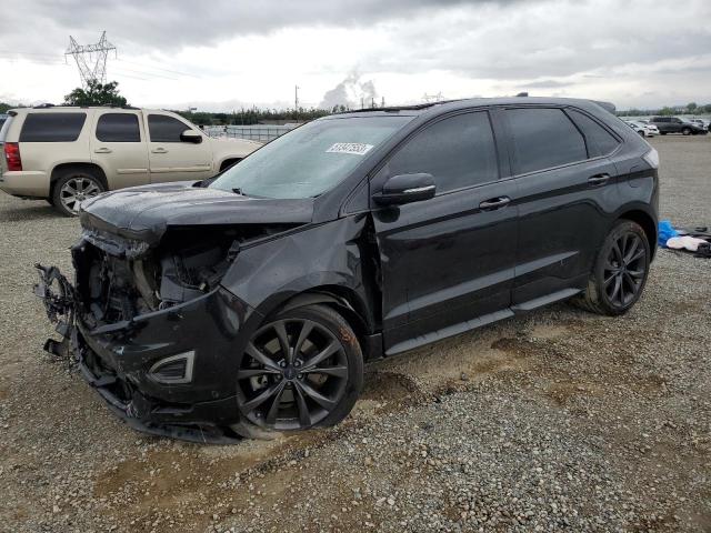 2FMTK4AP3FBB69152 - 2015 FORD EDGE SPORT BLACK photo 1