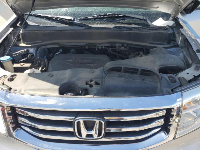 5FNYF3H53DB010239 - 2013 HONDA PILOT EXL SILVER photo 12