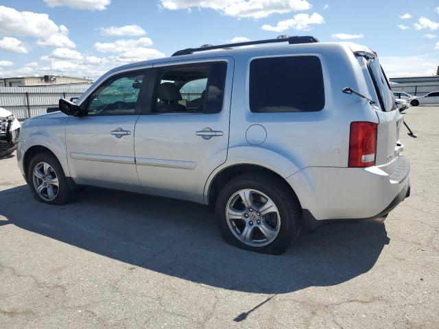 5FNYF3H53DB010239 - 2013 HONDA PILOT EXL SILVER photo 2