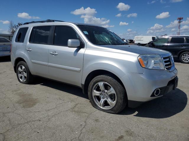 5FNYF3H53DB010239 - 2013 HONDA PILOT EXL SILVER photo 4