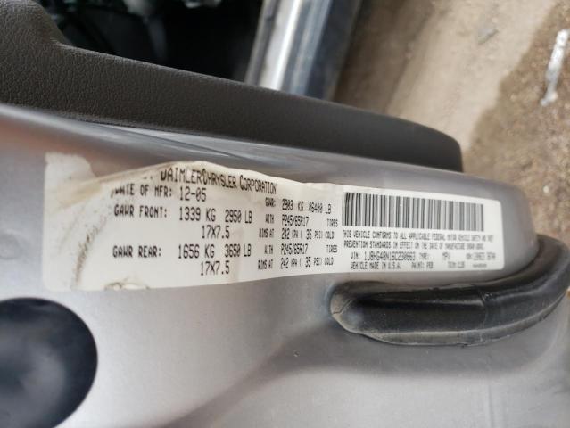 1J8HG48N16C230863 - 2006 JEEP COMMANDER 银色 照片 14