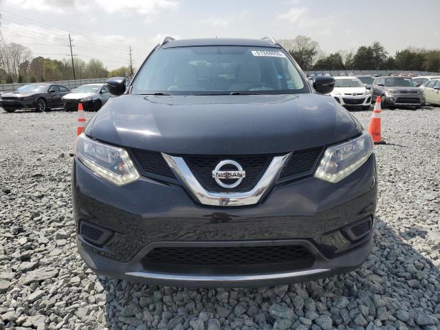 KNMAT2MT7GP726581 - 2016 NISSAN ROGUE S შავი ფოტო 5