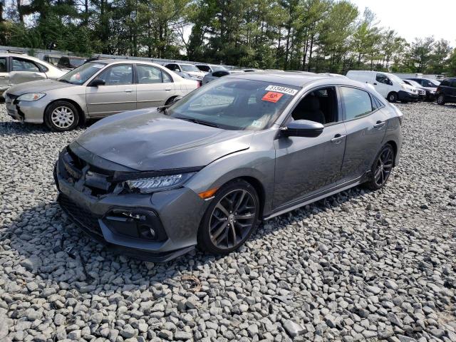 SHHFK7H90LU407062 - 2020 HONDA CIVIC SPORT TOURING SILVER photo 1
