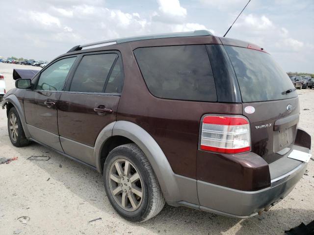 1FMDK02WX9GA02934 - 2009 FORD TAURUS X SEL MAROON photo 2