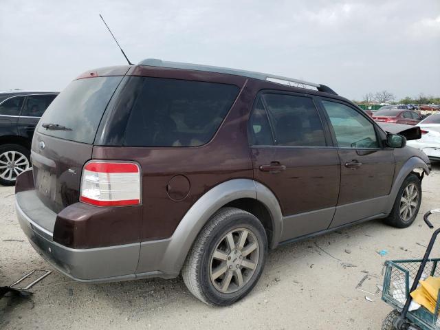 1FMDK02WX9GA02934 - 2009 FORD TAURUS X SEL MAROON photo 3