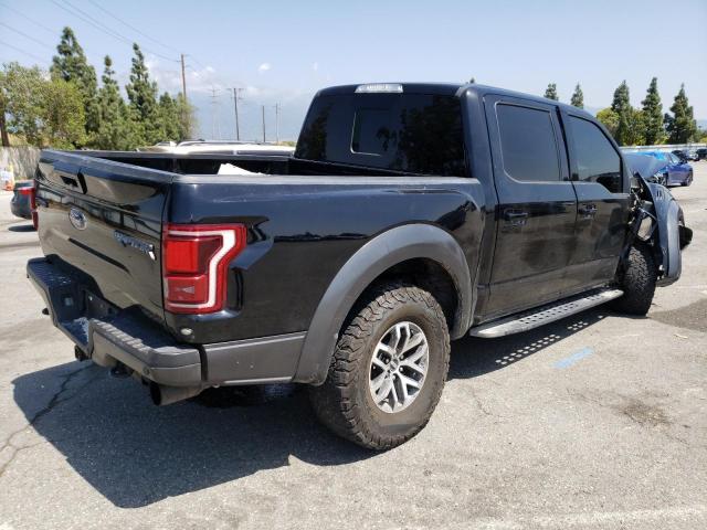 1FTFW1RGXHFB33632 - 2017 FORD F150 RAPTOR BLACK photo 3