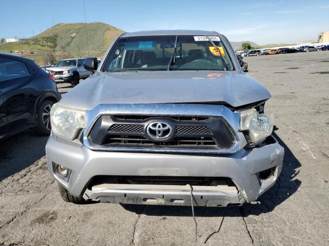 5TFJX4CN3FX053337 - 2015 TOYOTA TACOMA DOUBLE CAB SILVER photo 5