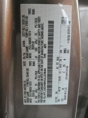 5LMTJ3DH9HUL23844 - 2017 LINCOLN MKC RESERVE GRAY photo 13