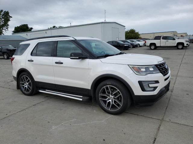 1FM5K8GT0HGC85134 - 2017 FORD EXPLORER SPORT WHITE photo 4