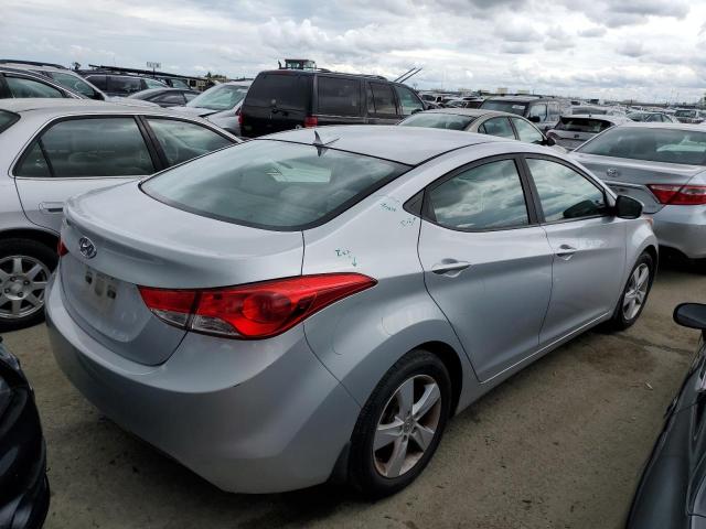 5NPDH4AE8DH412512 - 2013 HYUNDAI ELANTRA GLS SILVER photo 3