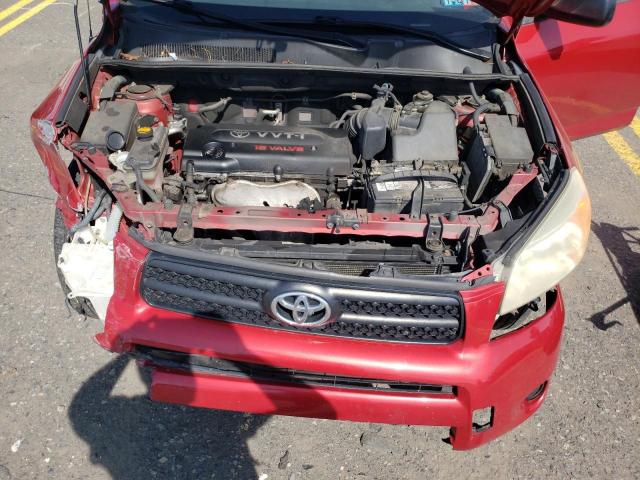 JTMBD35V375124196 - 2007 TOYOTA RAV4 RED photo 11