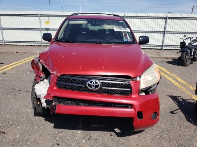 JTMBD35V375124196 - 2007 TOYOTA RAV4 RED photo 5