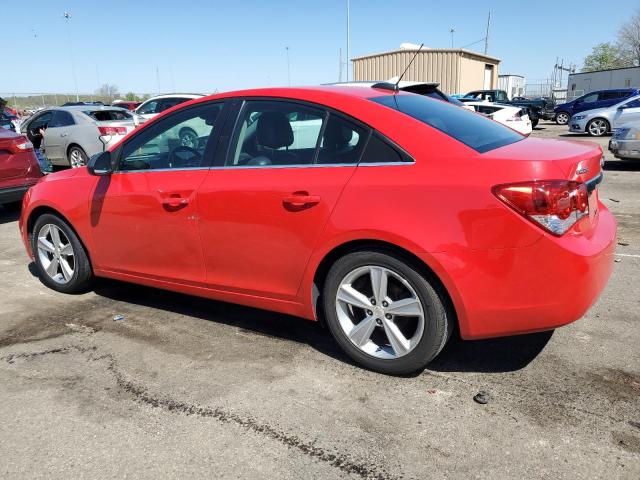 1G1PE5SB3F7219166 - 2015 CHEVROLET CRUZE LT RED photo 2