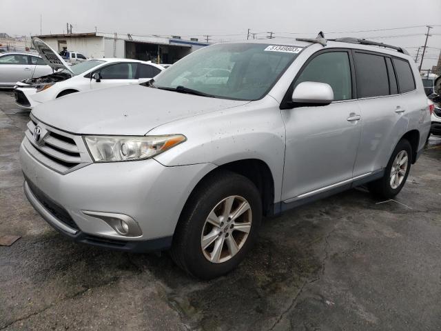 5TDZK3EH7BS043087 - 2011 TOYOTA HIGHLANDER BASE SILVER photo 1