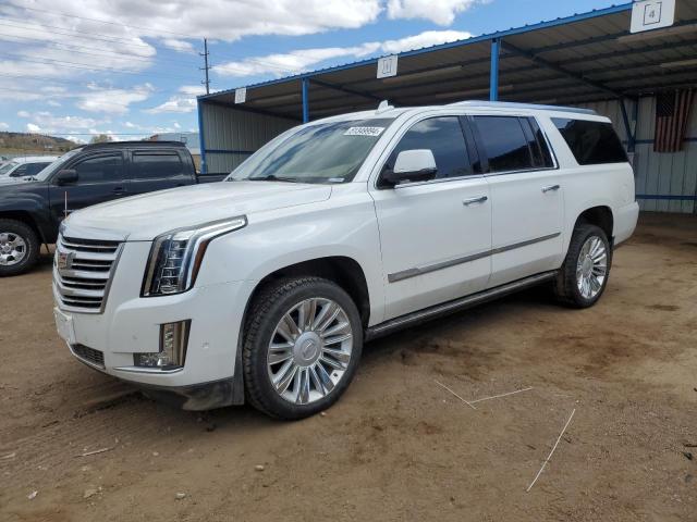 1GYS4KKJ5KR239910 - 2019 CADILLAC ESCALADE ESV PLATINUM თეთრი ფოტო 1