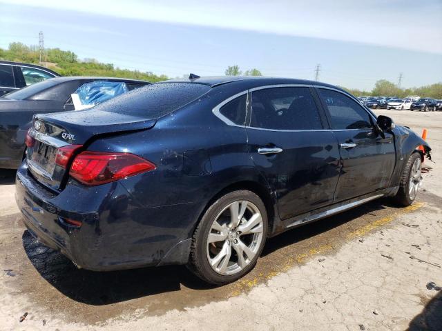 JN1BY1PRXKM725616 - 2019 INFINITI Q70L 3.7 LUXE BLUE photo 3