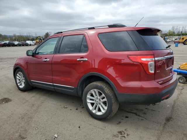 1FM5K8D87DGA22584 - 2013 FORD EXPLORER XLT RED photo 2