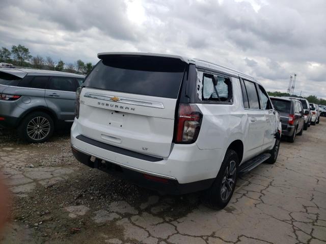 1GNSKCKD9MR424516 - 2021 CHEVROLET SUBURBAN K1500 LT WHITE photo 3