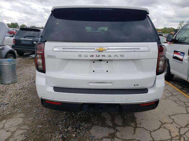 1GNSKCKD9MR424516 - 2021 CHEVROLET SUBURBAN K1500 LT WHITE photo 6